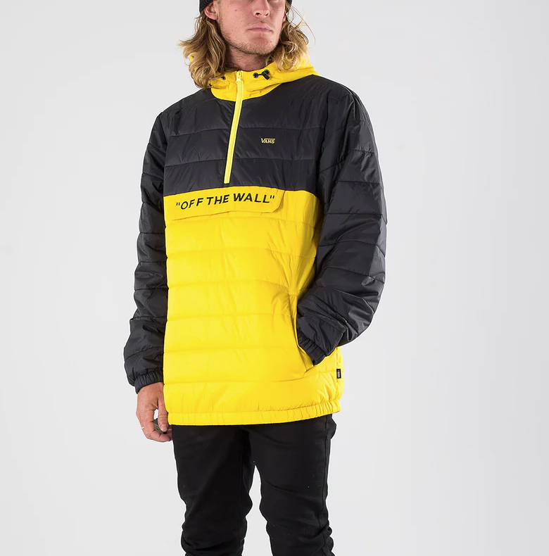 Vans Carlon Anorak Jacket Sulphur Black |