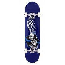 Birdhouse Full Skull 2 Skateboard Completes 7.5in Blue Lowest Price