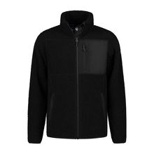 Kjelvik Emiel Black Man's Sherpa Fleece Jacket Lowest Price