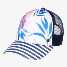 Roxy Beautiful Morning Trucker Cap Bright White S Surf Trippin Lowest Price