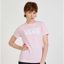 Vans Flying V Crew Woman's T-shirt Orchid Pink Lowest Price