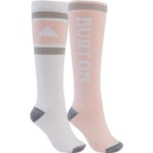 Burton Weekend Mdwt 2-Pack Women's Socks White Peach Lowest Price
