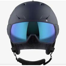 Salomon Icon Lt Visor Ski Helmet Wisteria Navy Lowest Price