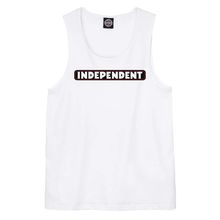 Independent Bar Logo Vest White Men's Singlet