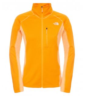 The North Face Super Flux Women's Polartec Fleece Jacket Orange