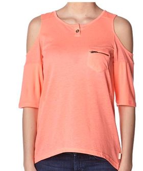 Billabong Lively Women's T-shirt Coral Kiss Lowest Price